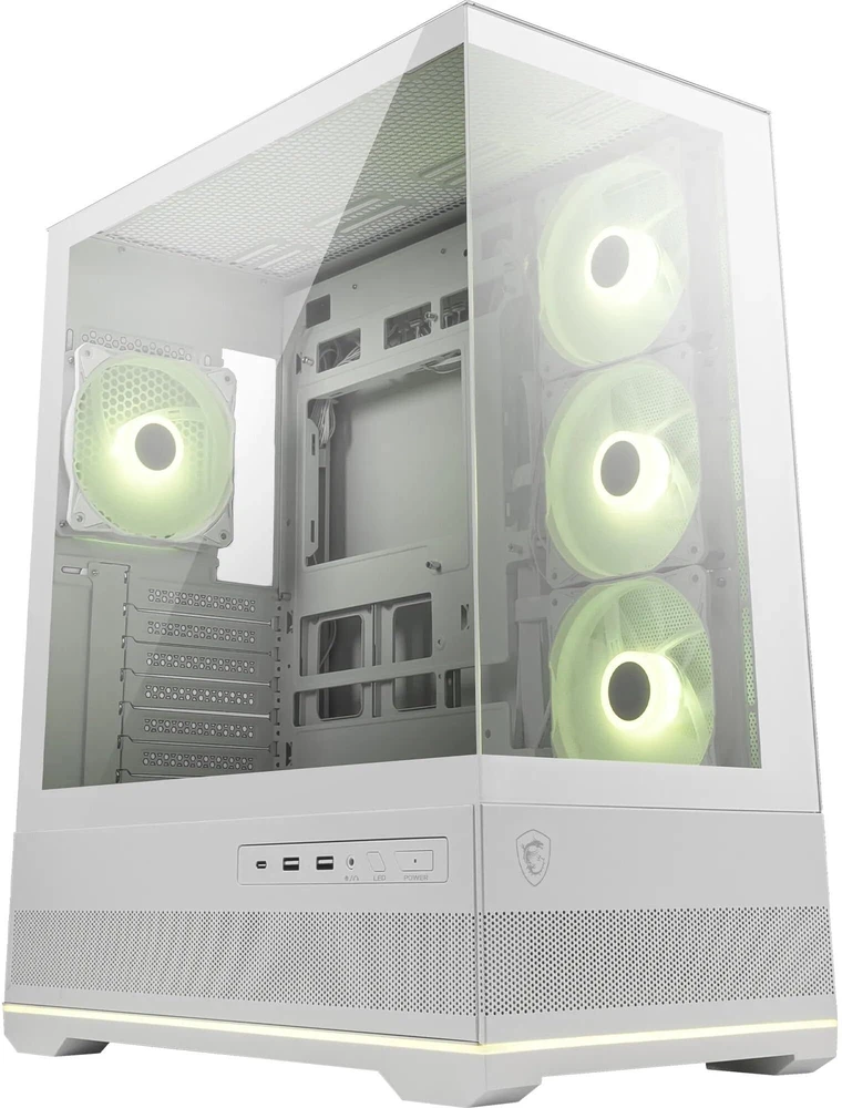 MSI MAG PANO 110R PZ Baltas kompiuterio korpusas Midi Tower