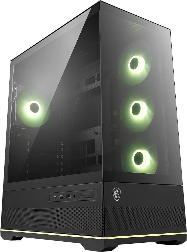 MSI MAG PANO 110R PZ kompiuterio korpusas Midi Tower Juodas