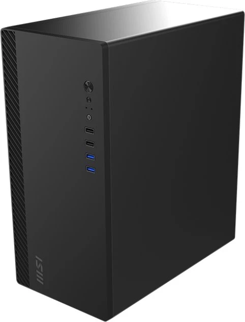 MSI PRO SHIELD M100P Midi Tower kompiuterio apsaugos ir laikikliai, juodi