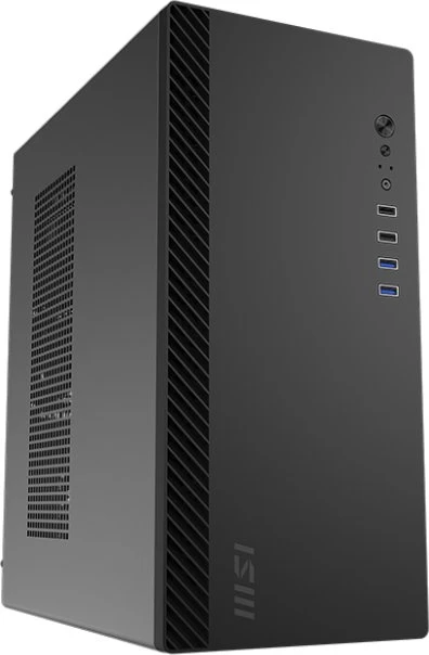 MSI PRO SHIELD M100P Midi Tower kompiuterio apsaugos ir laikikliai, juodi