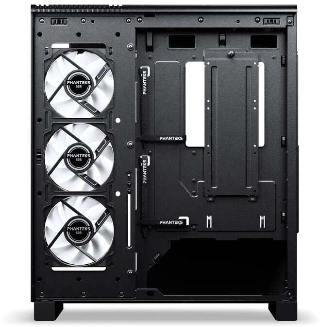 Phanteks NV5X PC dėklas, Mid-Tower, E-ATX, grūdintas stiklas, ARGB – juodas
