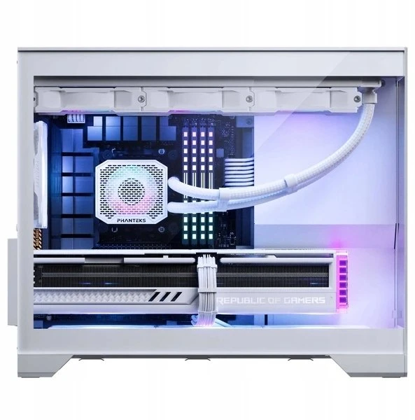„Phanteks XT V3“ kompiuterio korpusas, mini korpusas, mATX, grūdintas stiklas · įskaitant 3 x 120 mm ventiliatorius, „Baltas“
