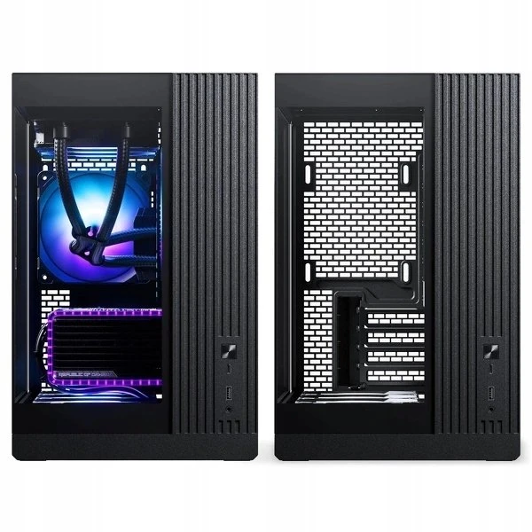 „Phanteks XT V3“ kompiuterio korpusas, mini korpusas, mATX, grūdintas stiklas · įskaitant 3 x 120 mm ventiliatorius, Juodas