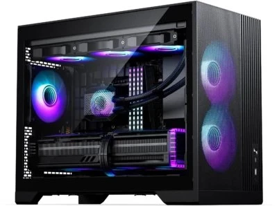 „Phanteks XT M3“ kompiuterio korpusas, mini korpusas, mATX, RGB, grūdintas stiklas · įskaitant 3 x 120 mm ventiliatorius, Juodas