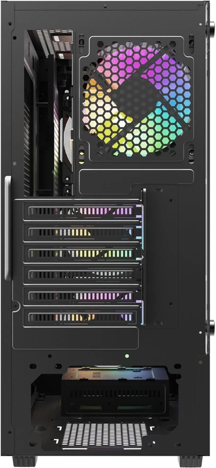 Savio Noctis Flow RGB Cube Juodas