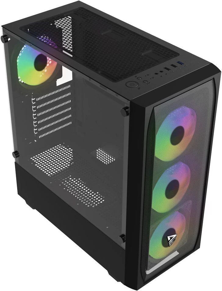 Savio Noctis Flow RGB Cube Juodas
