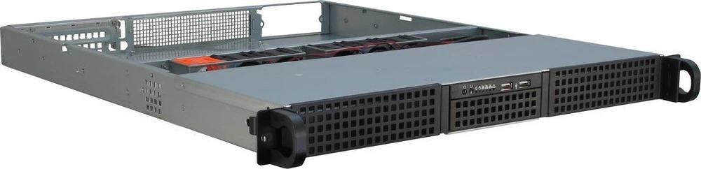 Inter-Tech 1U 10255, Server-case - juodas, 1 Hheneinheit