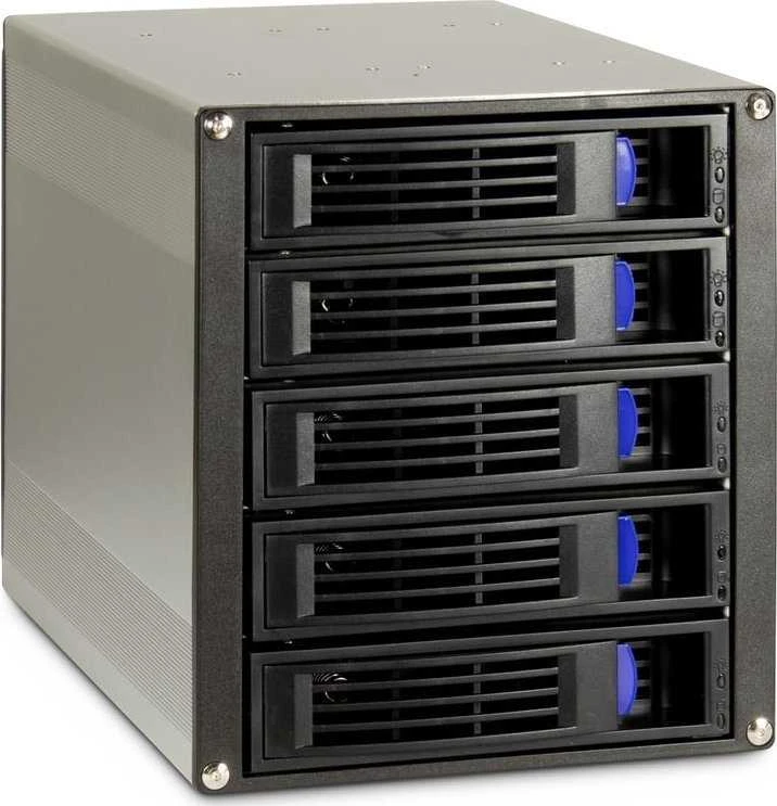 „Inter-Tech ST-5255“ kietojo disko korpusas, 2,5/3,5 colio, SAS SATA, serijinis ATA II, serijinis ATA III, 6 Gbps, karštai keičiamas, 88887370