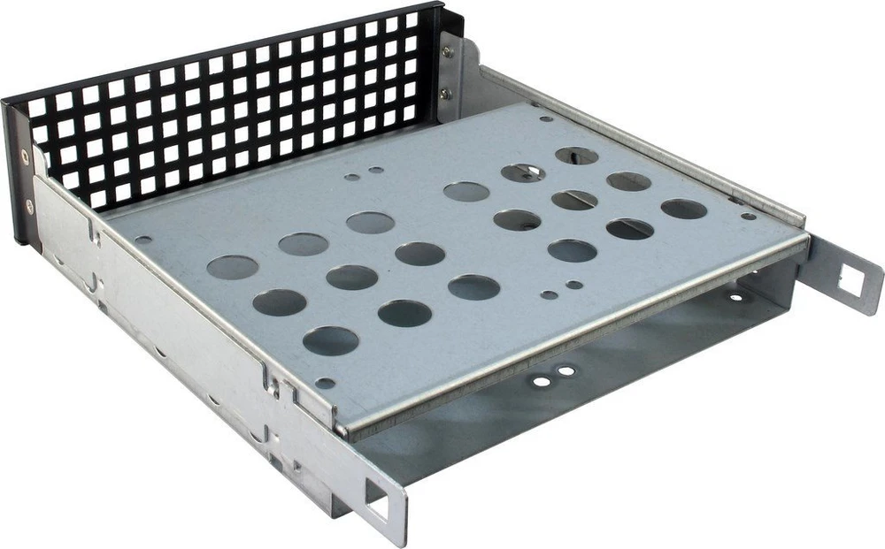 Inter-Tech 1U 10255, Server-case - juodas, 1 Hheneinheit
