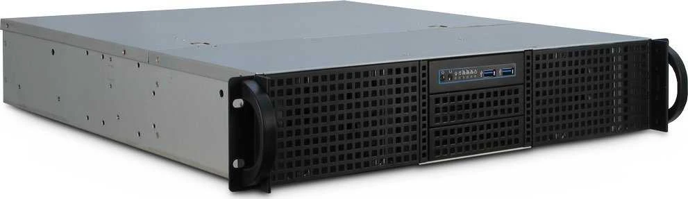 Inter-Tech 2U-20248, Server-case - juodas, 2 Hheneinheiten