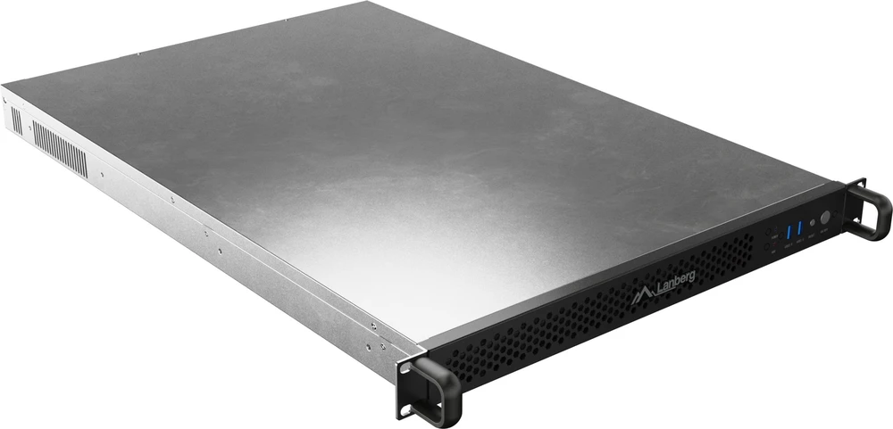 Lanberg Rackmount serveris chassis E-ATX 650/12 19"/1U | SC01-6501-12B | Juodas