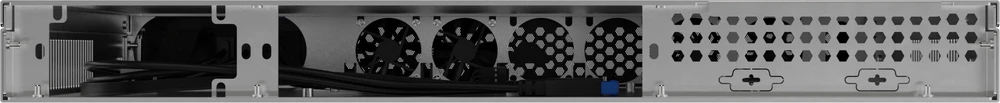 Lanberg Rackmount serveris chassis ITX 300/10 19"/1U | SC01-3001-10B | Juodas