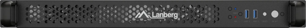 Lanberg Rackmount serveris chassis ITX 300/10 19"/1U | SC01-3001-10B | Juodas