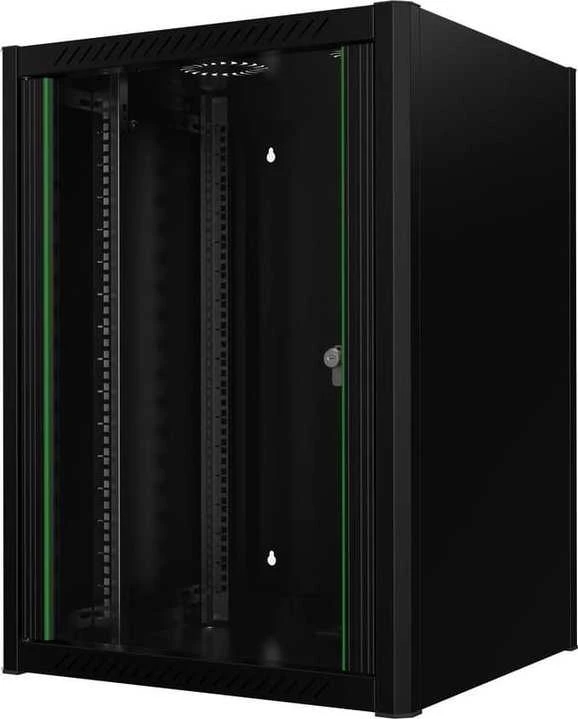 Lanview RWM16U56BL serverio korpusas 16U Rack Spinda Hanging Juodas