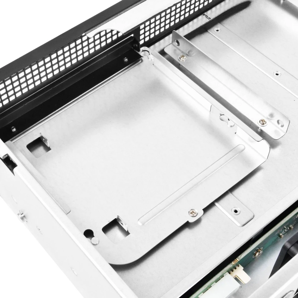 Serveris SilverStone RM21–304 Rackmount Serverio korpusas, 2U, Micro–ATX – juoda