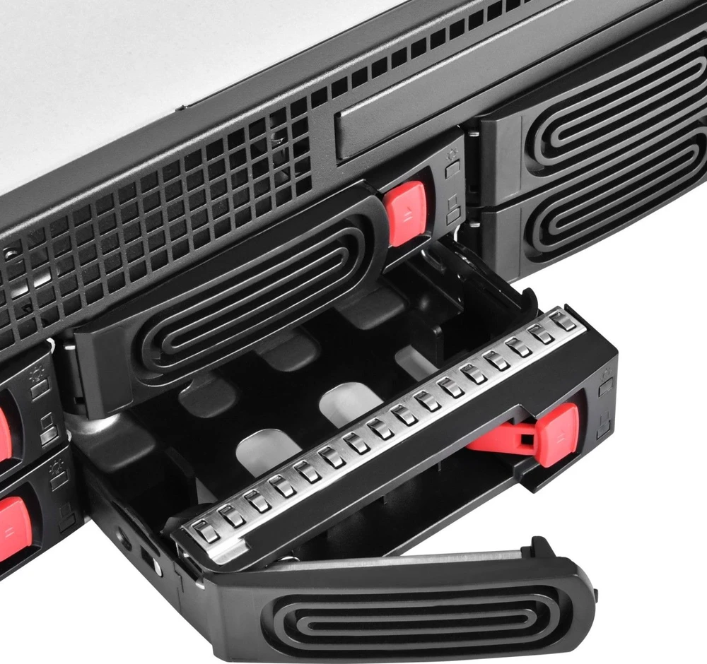 SilverStone RM21–308 Rackmount Serverio dėklas, 2U, Micro–ATX – juoda