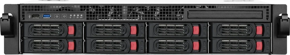 SilverStone RM21–308 Rackmount Serverio dėklas, 2U, Micro–ATX – juoda