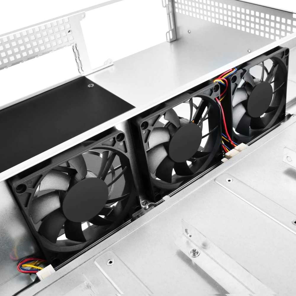 SilverStone RM21–308 Rackmount Serverio dėklas, 2U, Micro–ATX – juoda