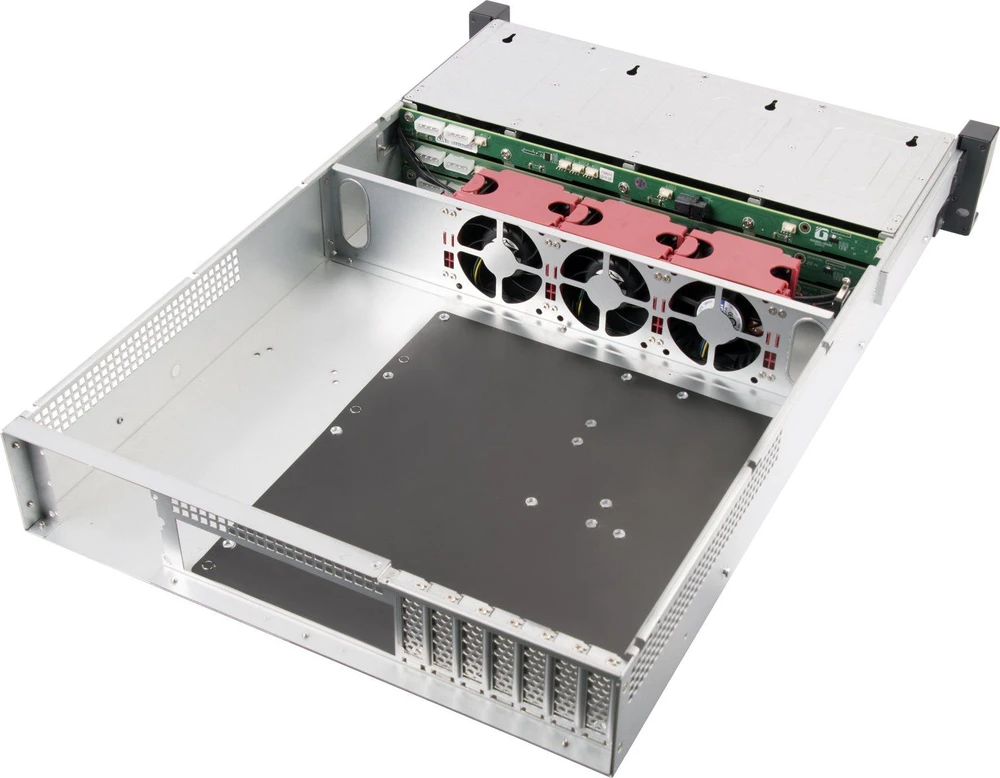 SilverStone RM22–312 Rackmount Serverio dėklas, 2U, E–ATX – juoda