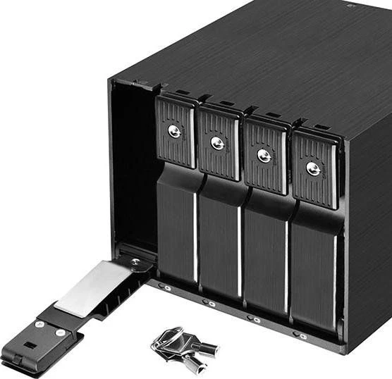 Serverio korpusas SilverStone Silverstone FS305-12G, keičiamas rėmas (juodas)