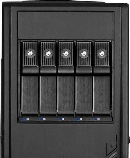 Serverio korpusas SilverStone Silverstone FS305-12G, keičiamas rėmas (juodas)