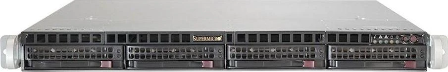 Supermicro CSE-813MFTQC-505CB kompiuterio korpusas Stovas Juoda 500 W
