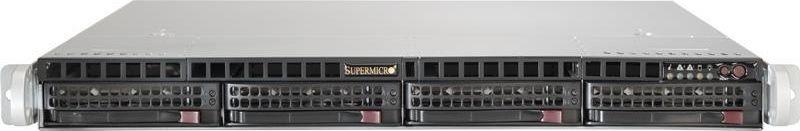Serveris Serverio Korpusas - Supermicro 813MFTQC-350CB2 Rack 1U Juodas