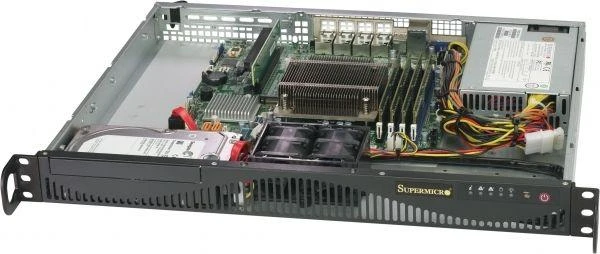Supermicro SuperChassis 512F-350B1 Rack Juodas 350 W