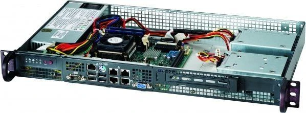 Supermicro CSE-505-203B serveris barebone Rack (1U)