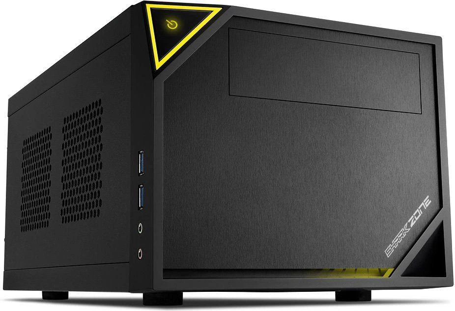 „Sharkoon Shark Zone C10 Mini-ITX1xMetal Juodas“ korpusas