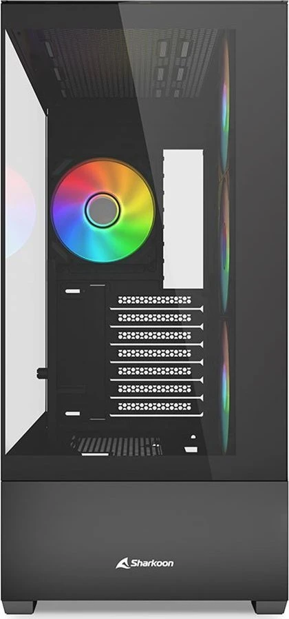 Sharkoon AK6 RGB ATX 1xGlas Juodas
