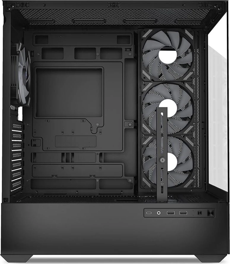 Sharkoon AK6 RGB ATX 1xGlas Juodas