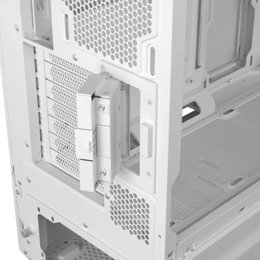 ASUS korpusas PRIME AP304 TG ARGB Baltas, ATX, permatomas šonas, 4x120mm ARGB, balta