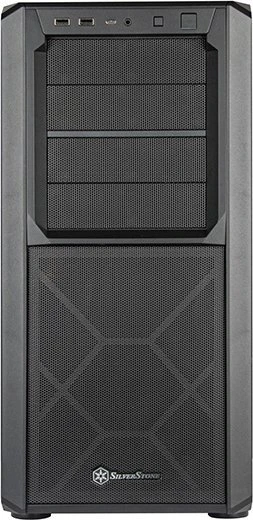 SilverStone SST-SED1-B Seta D1 Mid Tower - Juodas