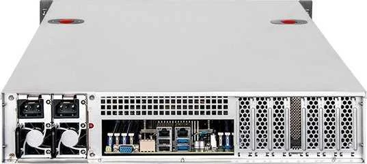 Serveris SilverStone RM22-308 Rackmount Server Gehäuse, 2U, E-ATX - juodas