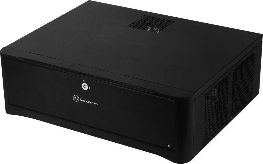 PC korpusas Silverstone SST-GD06B Grandia HTPC Micro ATX, Juodas