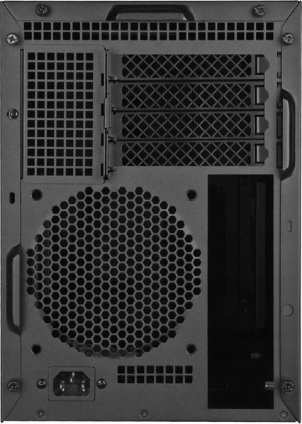 SilverStone SST-SG17B Micro-ATX Mini ITX case - juodas