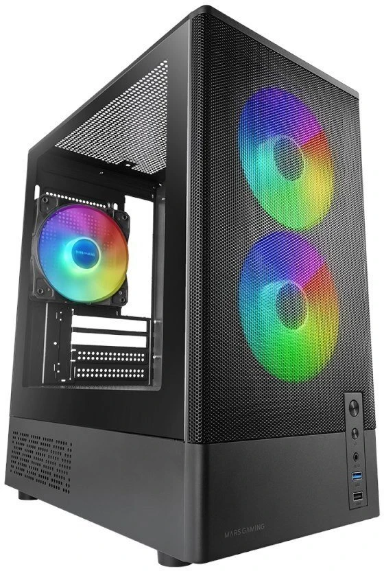 TACENS MARS MC-ONYX 3xARGB mATX – kompiuterio dėklas