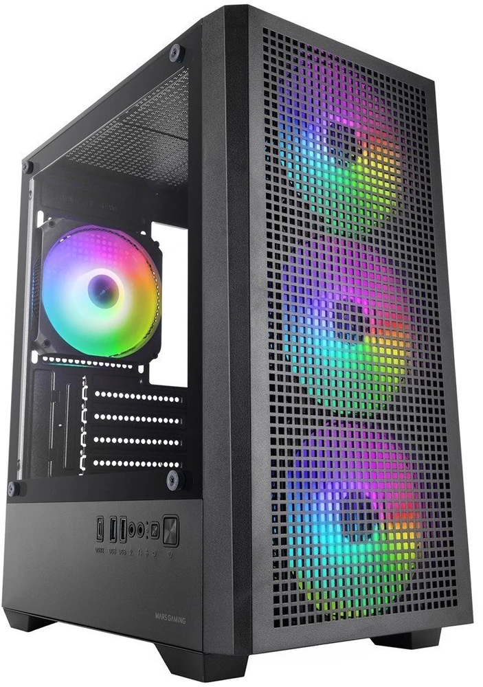 „Tacens Mars Gaming MCVECTOR“ kompiuterio korpusas Mini Tower Juodas