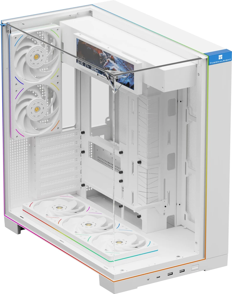 Thermalright A70 Baltas Vision ARGB ventiliatorius
