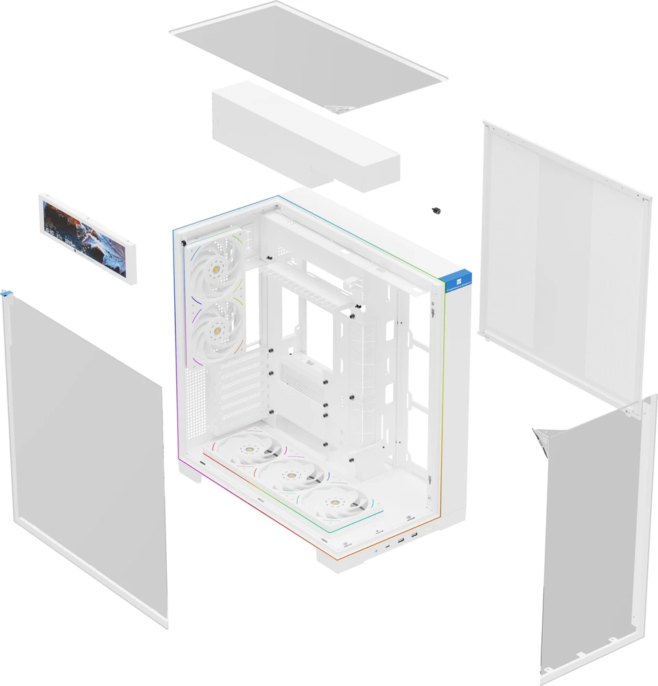 Thermalright A70 Baltas Vision ARGB ventiliatorius