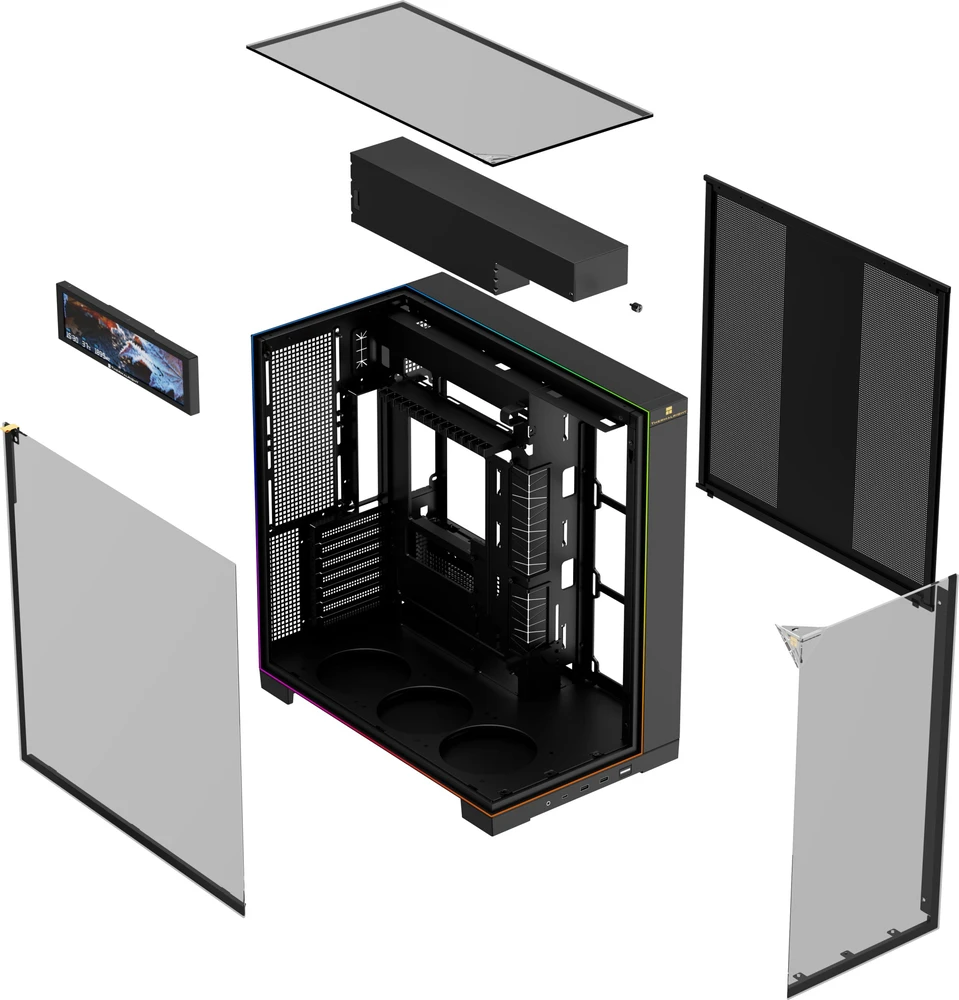 Thermalright A70 Vision Kompiuterio Korpusas | Juodas