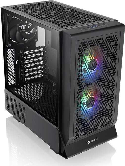 Thermaltake Ceres 330 TG ARGB, Tower tipo korpusas - juodas, grūdintas stiklas