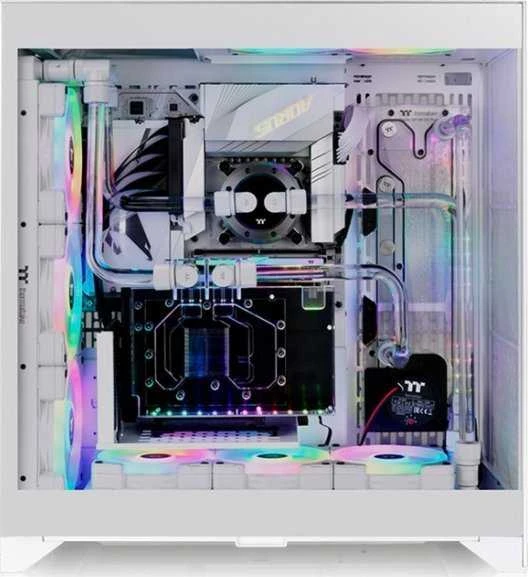 Thermaltake CTE E660 MX, bokšto tipo korpusas - baltas, grūdintas stiklas x 2