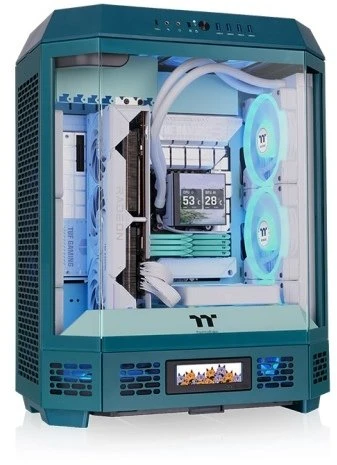 „Thermaltake The Tower 600 Transformative Teal“ | kompiuterio korpusas
