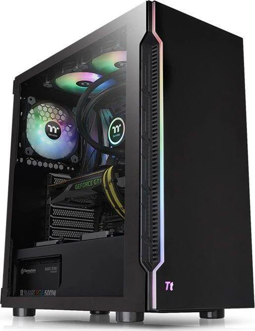 Housing Thermaltake H200 CA-1M3-00M1WN-00 (ATX, Micro ATX, Mini ITX, juodos spalvos)