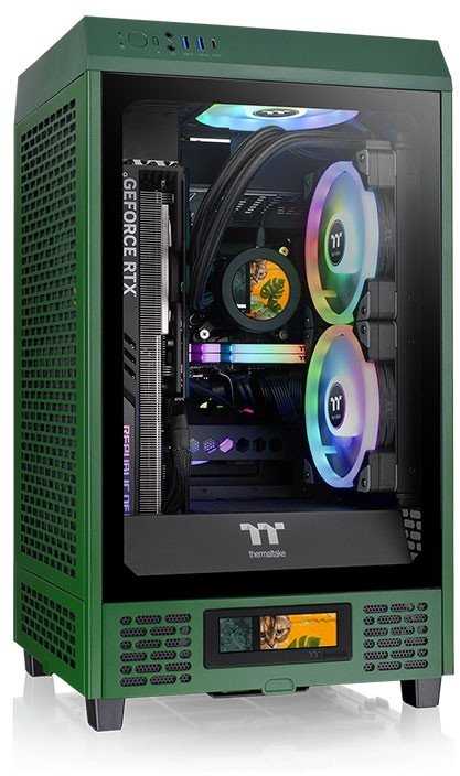Thermaltake „The Tower 200“ dėklas, žalias (CA-1X9-00SCWN-00)