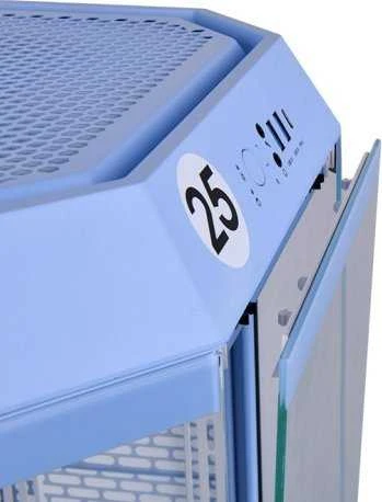 THERMALTAKE The Tower 300 Micro-Tower Micro-ATX korpuso peržiūros langas mėlynas