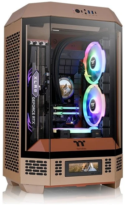 MIDI Thermaltake The Tower 300 žvyro smėlio spalvos