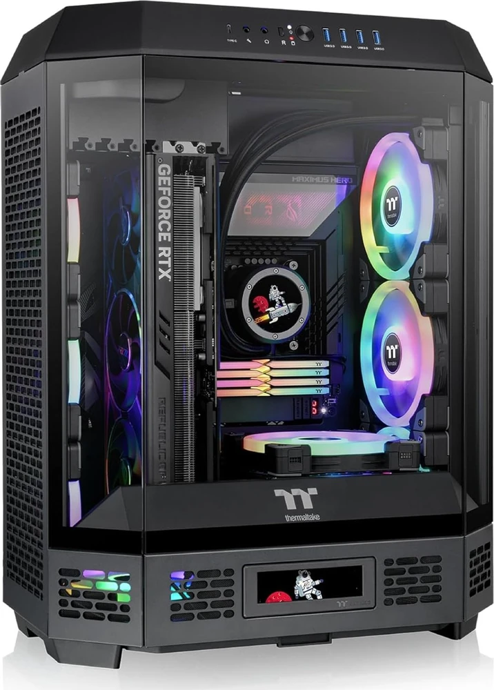 Thermaltake „The Tower 600 TG Juodas“